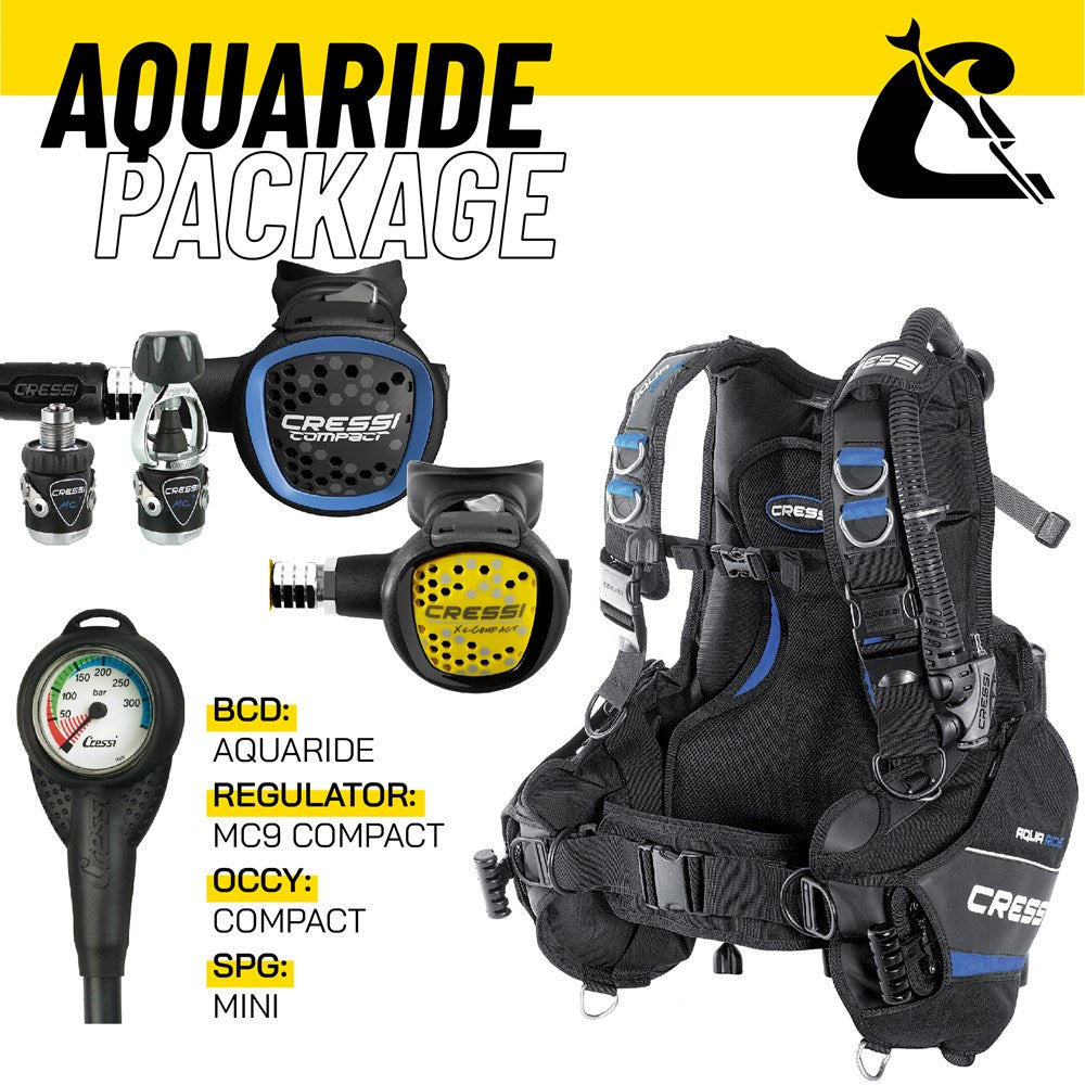 cressi dive gear Cressi Aquaride MC9 Package – Swan Dive