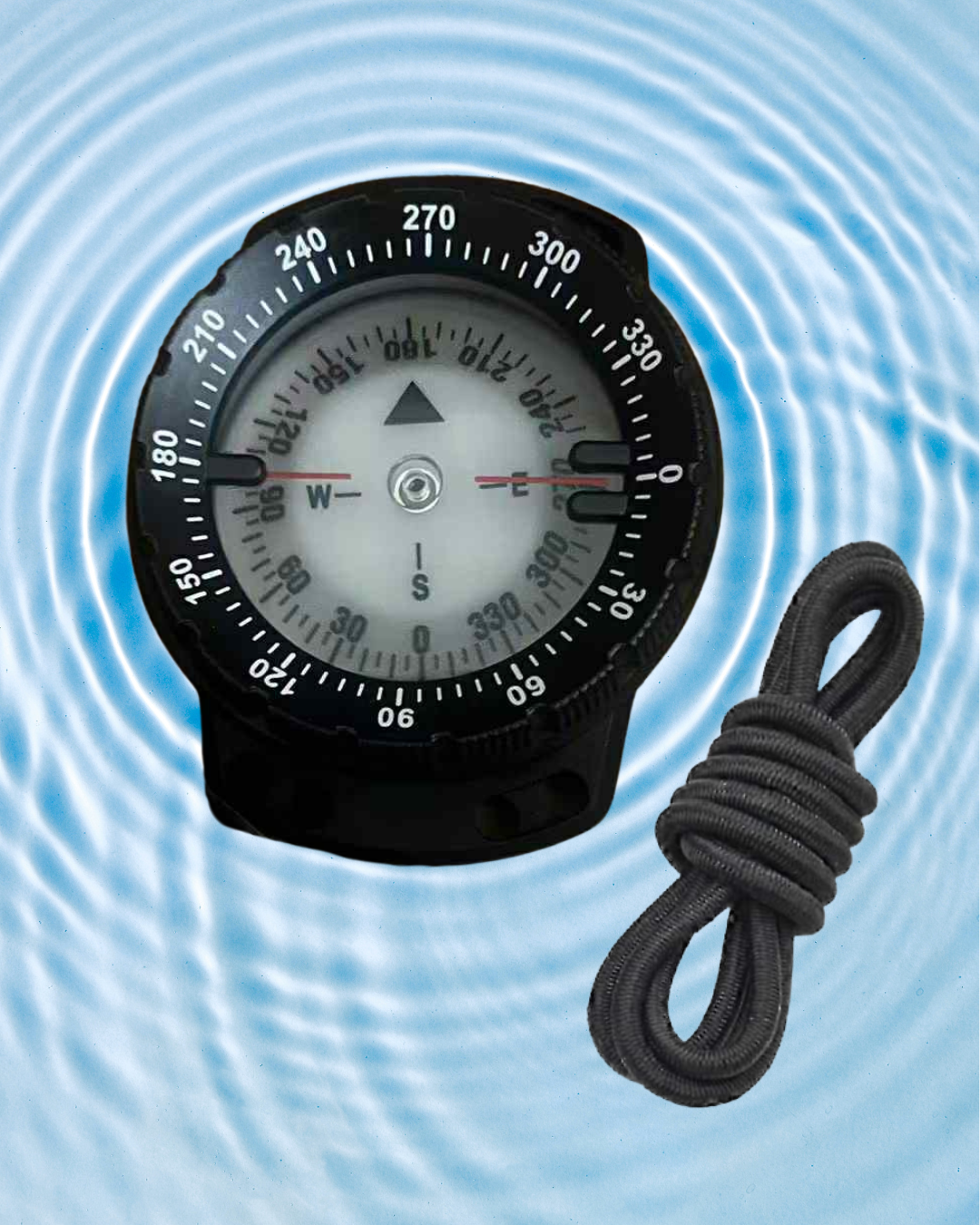 ODE Dive Compass with Bungee
