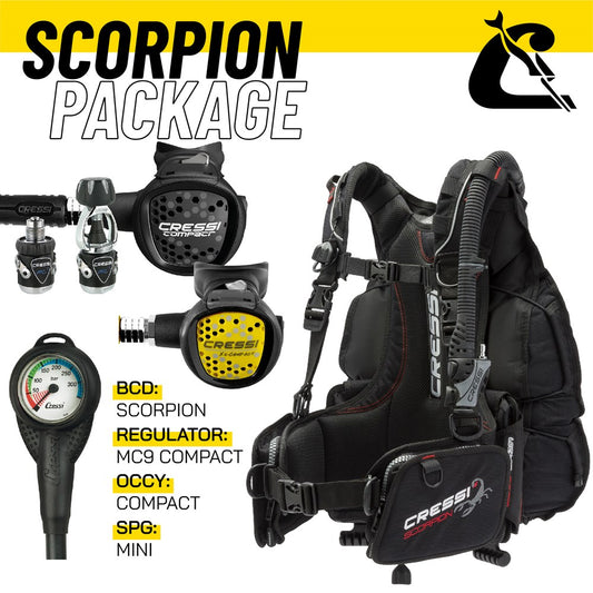 Cressi Scorpion MC9 Package